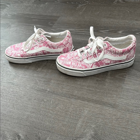 Vans Pink Graphic Old Skool Sneakers Womens Size 6.5 - Picture 4 of 8
